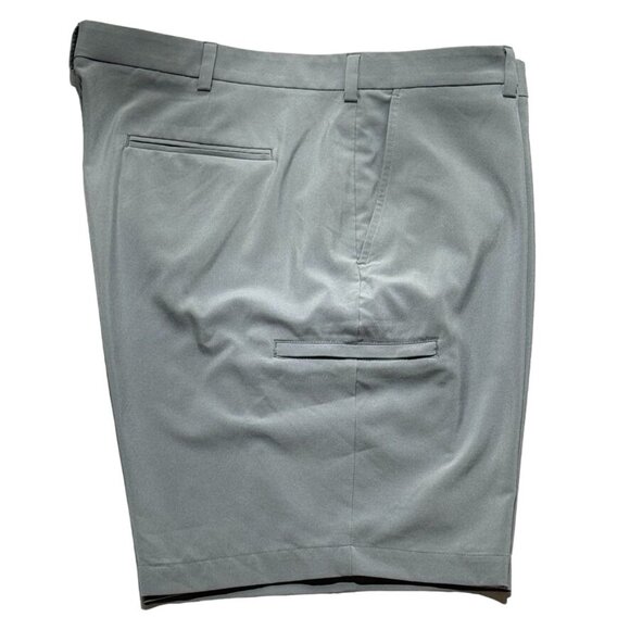 PRO TOUR Men's Golf Shorts Gray Polyester Stretch Pockets Belt Loops Size 42 - Picture 5 of 9